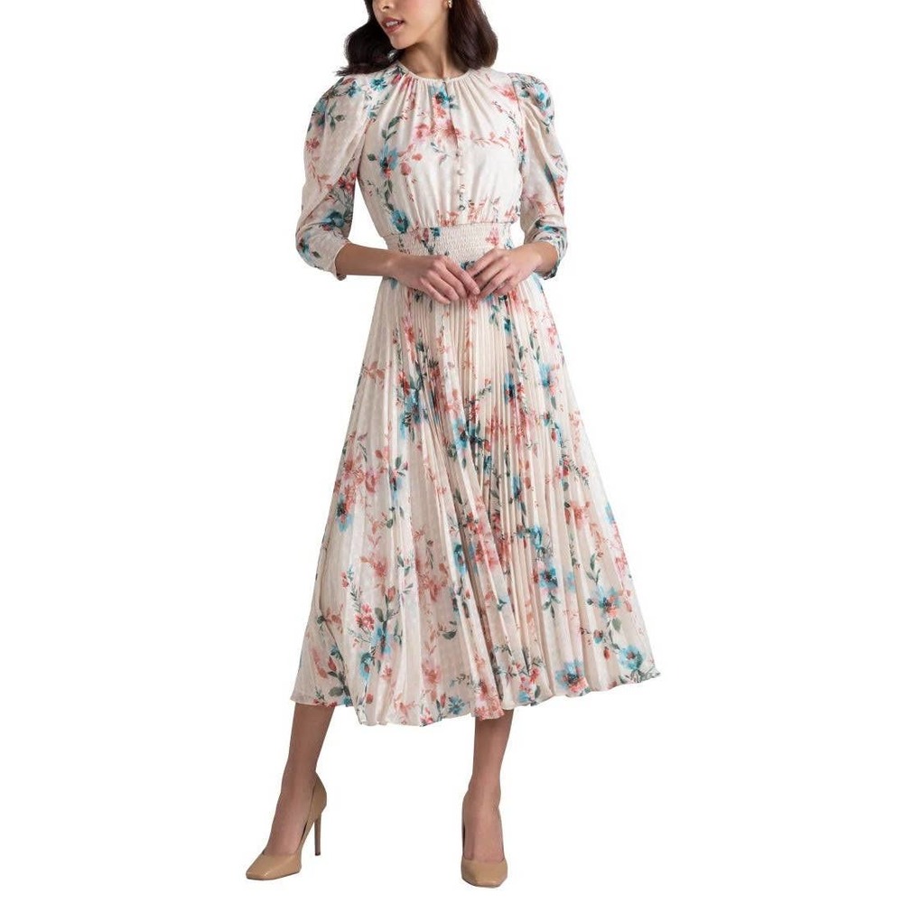 SHOSHANNA Paxton Floral Jersey Midi Dress. Size 4